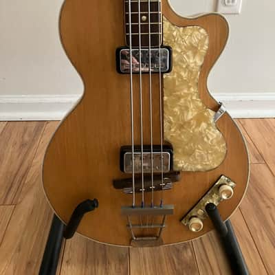 1965 Hofner 500/2 Club Bass - Natural image 2