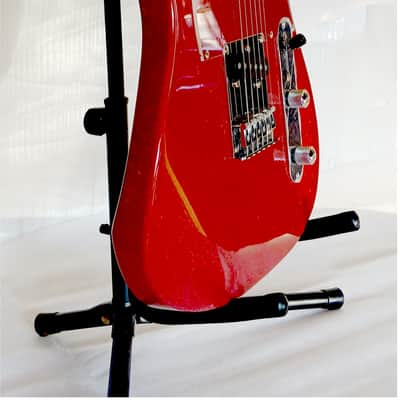 Leo Jaymz Elite Series "Popcaster" Electric Guitar - Sparkle Red image 6