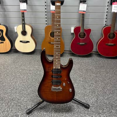 Harley Benton Fusion-III HSH Pro Series with Roasted Maple Fretboard 2020s - Flame Bengal Burst image 2