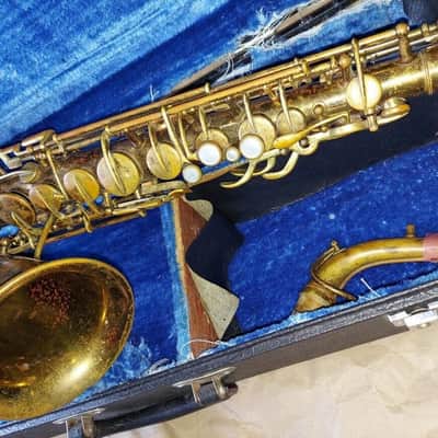 Vintage Antique York Alto Saxophone, USA 1930, Good Condition image 6