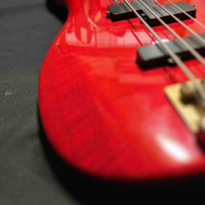 Fernandes FRB-55 MIJ 32" Medium Scale - Red Revolver Bass image 4
