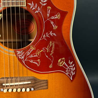 2022 Gibson Custom 1960 Heritage Hummingbird Cherry Sunburst VOS with LR Baggs Anthem pickup image 5