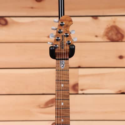 Ernie Ball Music Man JP-15 - Tiger Eye Quilt-H00484 image 5