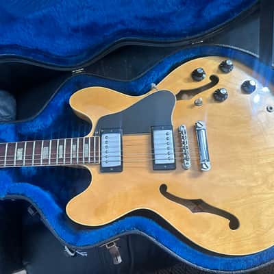 Gibson ES-340 1970 Natural with natural case!Pro Refret – 335-Style Tune-O-Matic Setup image 17
