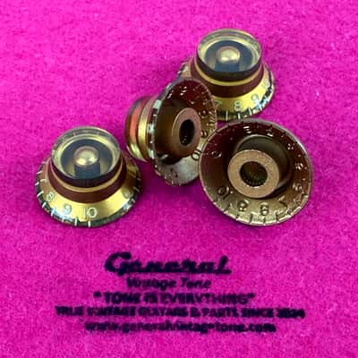Aged CAB Knob Set for Les Paul® '59 Control – Vintage Reproduction image 2
