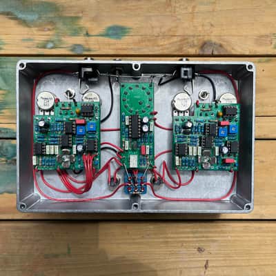 Dunwich Amplification Dual Phase Shifter built by dunn effects 2021 - Bare Aluminum image 5
