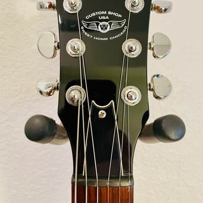 Washburn WMS Custom Shop USA Mahogany Body Set Neck with OHSC 1998 - Natural image 12