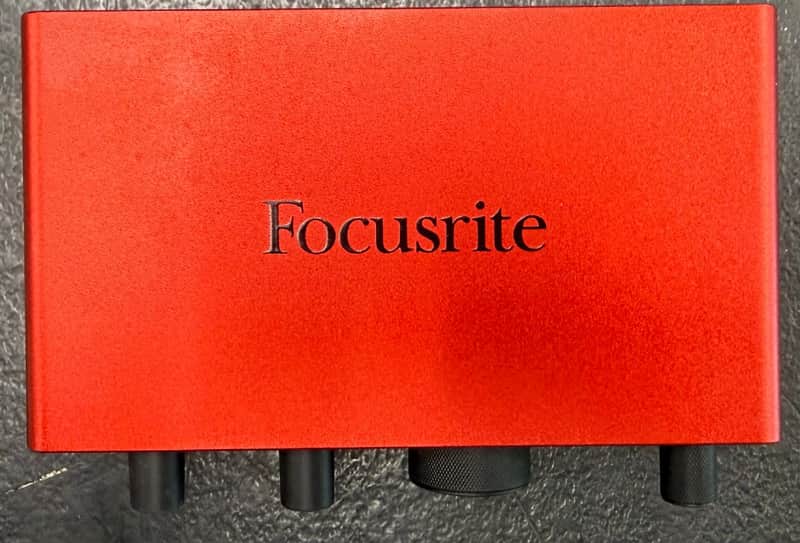 Focusrite Scarlett Solo 4th Gen USB-C Audio Interface Red 2-In/2-Out image 1