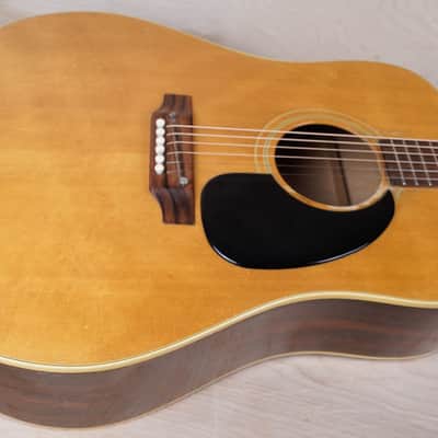 Gibson Blue Ridge Acoustic Guitar 1968 Natural Vintage w/ Bag image 3