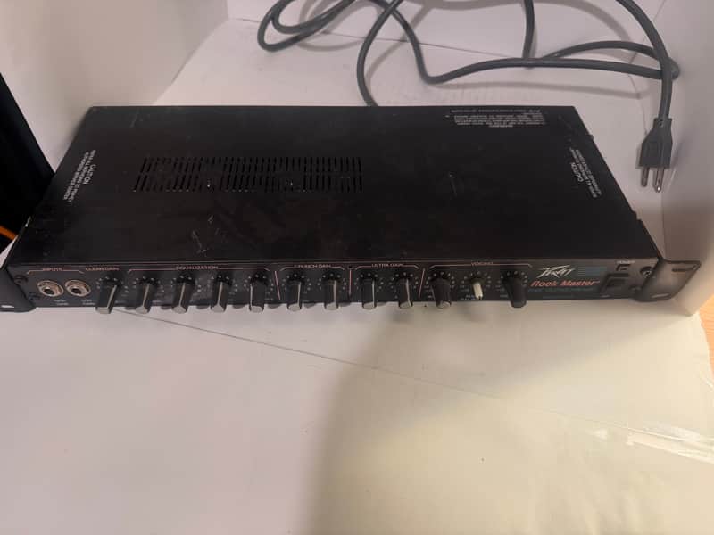 Peavey Rockmaster tube preamp Late 80’s early 90’s - Black image 1