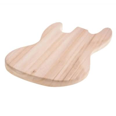 Unfinished Jazz Bass Style Solid Poplar Wood Body DIY Project image 6