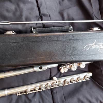 Armstrong Model 103 Open-Hole C-Foot flute, USA image 5