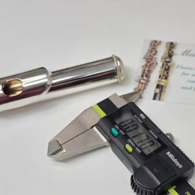 New Tomasi Sterling Silver Flute Headjoint w/ 14k Gold Riser Old Stock $2099 New image 10
