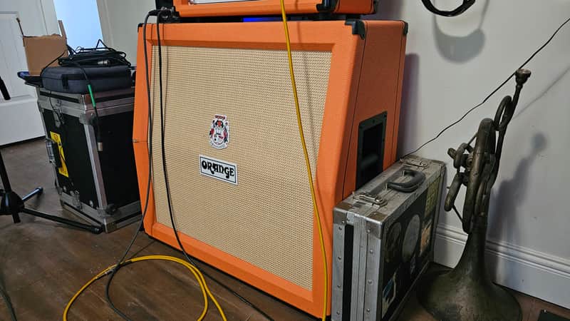 Orange PPC412A 240-Watt 4x12" Angled Guitar Cabinet 2020s - Orange image 1
