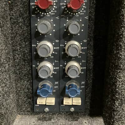 Vintage Neve 1066 Mic / Line Input Module with 3-Band EQ Stereo Pair 1970s - RAF Blue Grey image 7