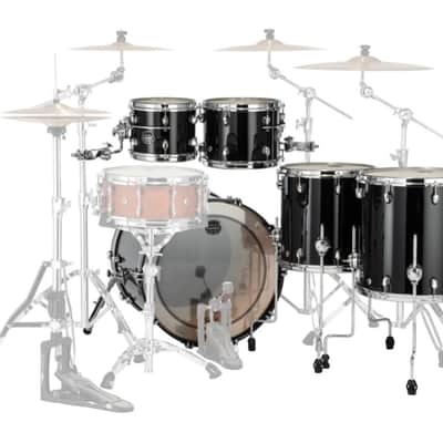 MAPEX IT SE628XBPB SATURN EVOLUTION BIRCH WORKHORSE 5 PEZZI PIANO BLACK image 2