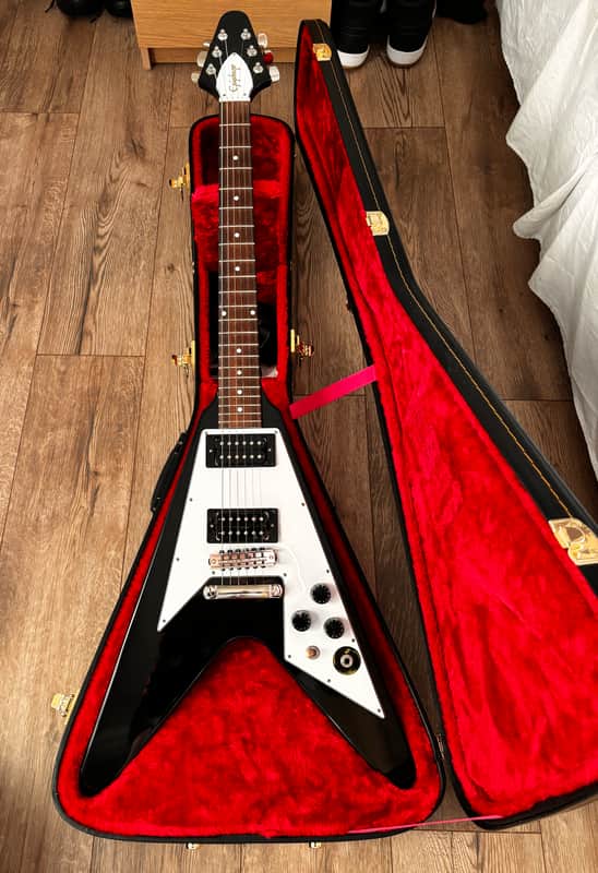 Epiphone Kirk Hammett Flying V 2024 - Ebony image 1