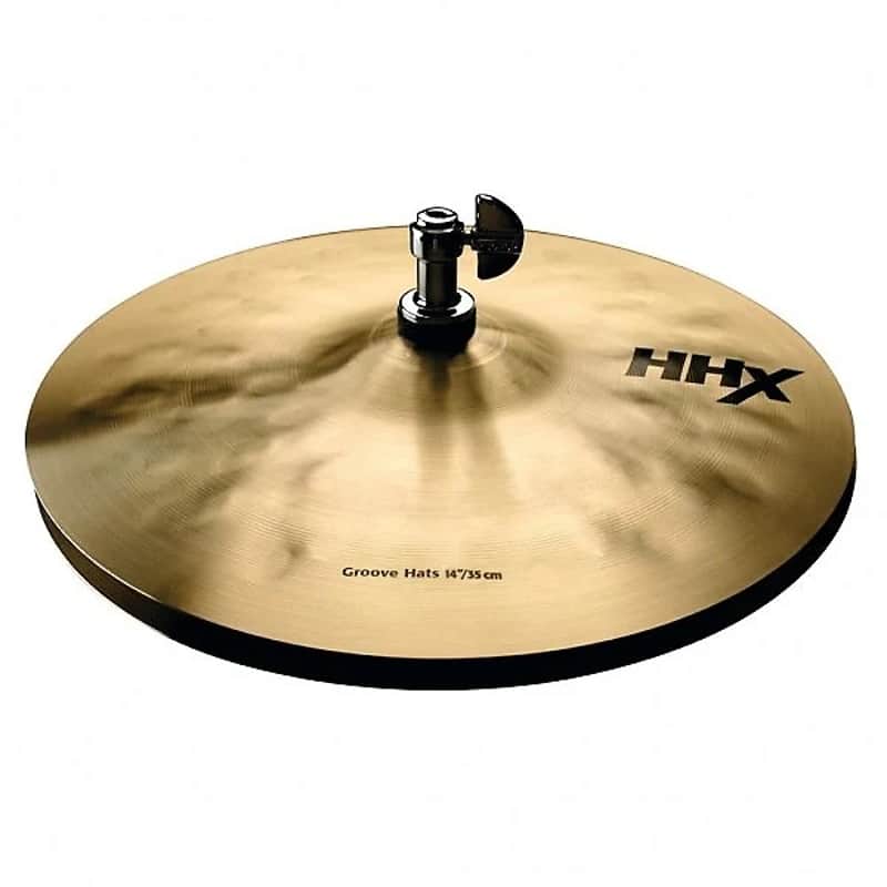 Sabian 14" HHX Groove Hi-Hat Cymbals (Pair) image 1