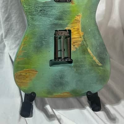 Strat style electric guitar (aged relic) image 8