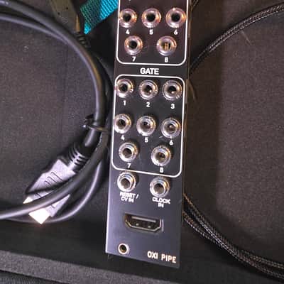 Oxi Instruments One MIDI / CV Sequencer 2023 - 2025 - Black PLUS Qxi Pipe breakout module image 6