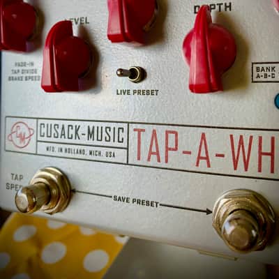 Cusack Music Tap-A-Whirl V3 - Silver / Red Knobs image 11