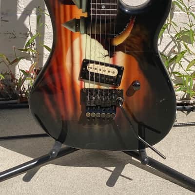 Kramer Baretta USA Kline Graphic Fantasy Series Castle 1987 image 2