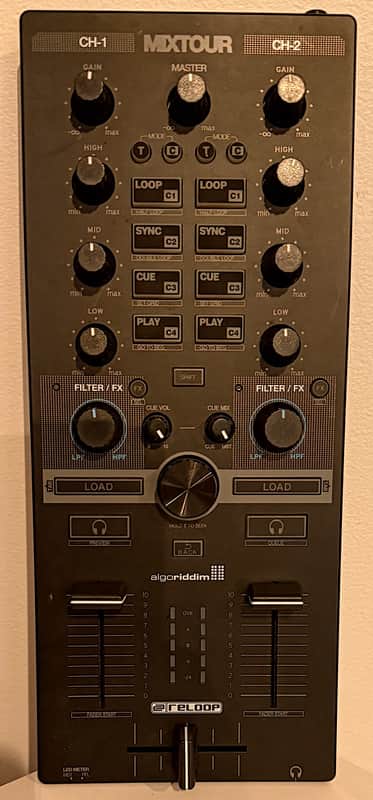 Reloop Mixtour Portable DJ Controller/Audio Interface 2010s - Black image 1
