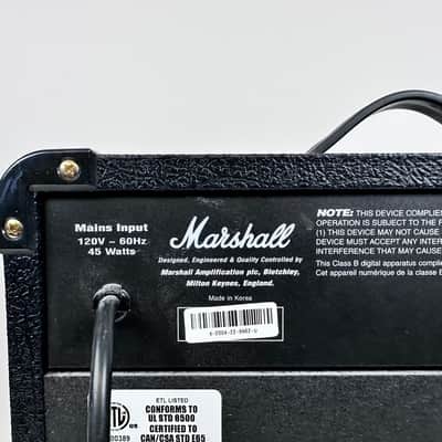 Marshall MG MG15DFX 2-Channel 15-Watt 1x8" Solid State Guitar Combo image 6