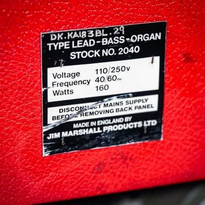 Marshall Artiste Combo Red 1973 image 8