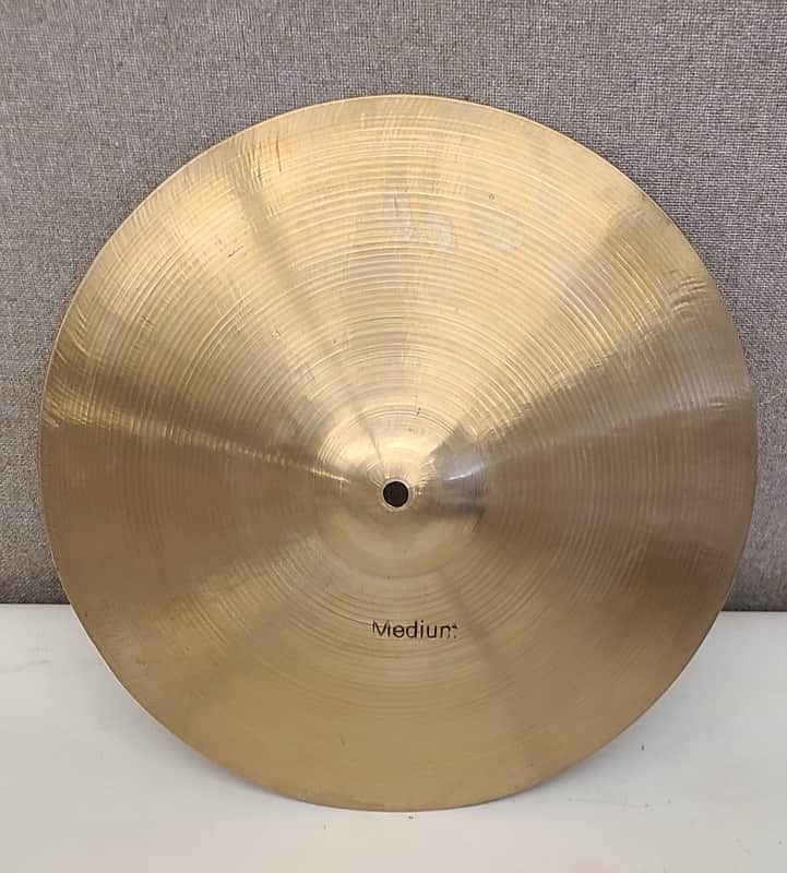 Vintage Pasha 14" Meduim Crash Cymbal 720g Made In Italy