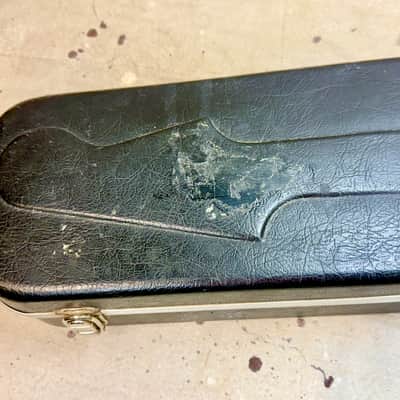 Fender Red Logo Bass Guitar Case 1990's - Black image 9