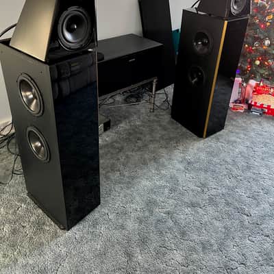 Meridian DSP6000 Floor Standing Speakers Late 90s Early 2000s Piano Black image 5