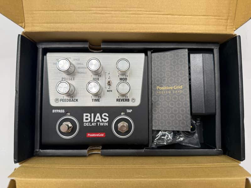 Positive Grid PDLT111 Bias Delay Twin Guitar Effect Pedal + | Reverb