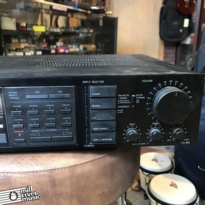 Onkyo TX-80 Quartz Synthesized Tuner Amplifier Vintage 1980s image 6