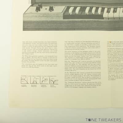 ARP 2500 Tonus Series Rare Original Synthesizer Poster 2515 VINTAGE SYNTH DEALER image 5