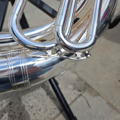 Eastman EPH495 Silver Bb Sousaphone - Professional image 7