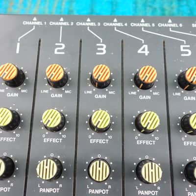 Boss BX-600 6 Channel Stereo Mixer - 80's Analog - K059 image 5