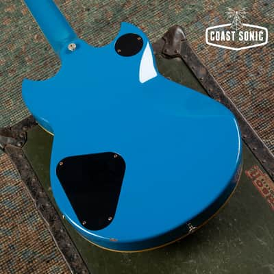 Rare! 1980 Yamaha SG2000 Limited Edition Masayoshi Takanaka Lagoon Blue Made in Japan neck trough image 9