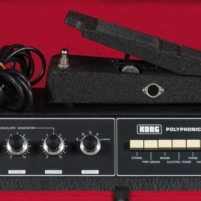 Korg PE-1000 Polyphonic Ensemble + FK-4 Traveler Controller Pedal + glide switch (serviced) image 3