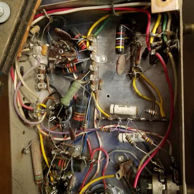 Zenith Stereophonic High Fidelity Console SE Amp EL84 tube 4G21 Rare 1961 sprague Bumblebee 0.022 uF image 16