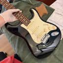 Fender American Elite Stratocaster Mystic Black/Rosewood w/ OHSC — US15 Serial
