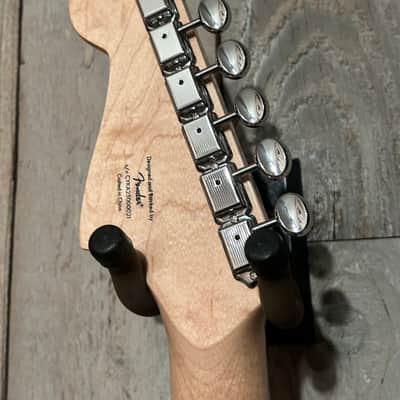 New Squier Paranormal Strat-O-Sonic - Crimson Red Transparent, Support A Brick and Mortar Store, Shop Here! image 14