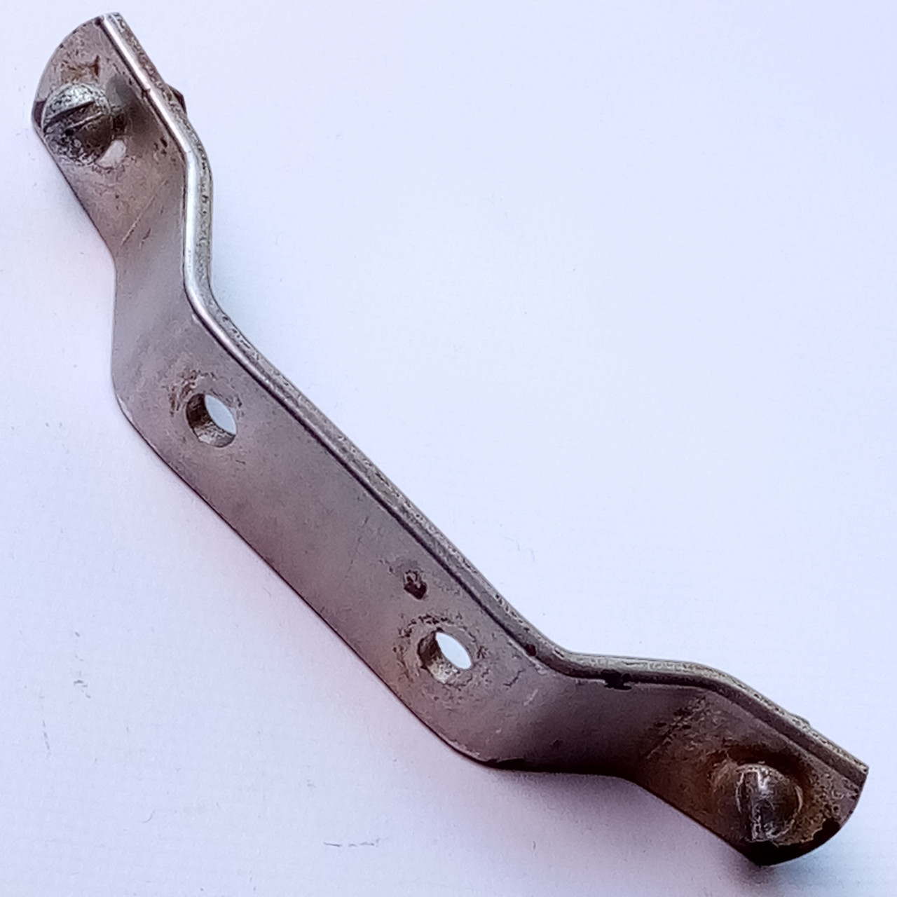 Kent Snare Drum Butt Plate Nickel Plated Kenmore Vintage 50s-60s 3.25"Parts USA — main photograph