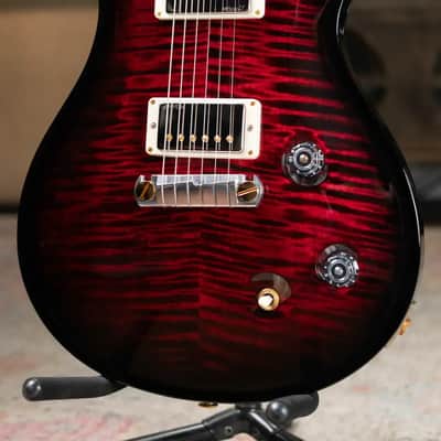 PRS McCarty Flame Maple 10-Top Electric Guitar - Fire Red Wrap Smokeburst with Hardshell Case image 2