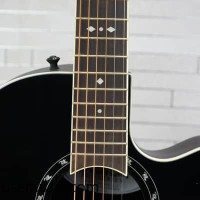 Ovation Pro Series 2771AX-5-G Balladeer Acoustic Electric Guitar - Black image 3
