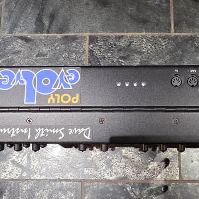 Dave Smith Instruments Poly Evolver 61-Key 4-Voice Polyphonic Synthesizer 2005 - 2011 - Blue with Wood Sides image 2