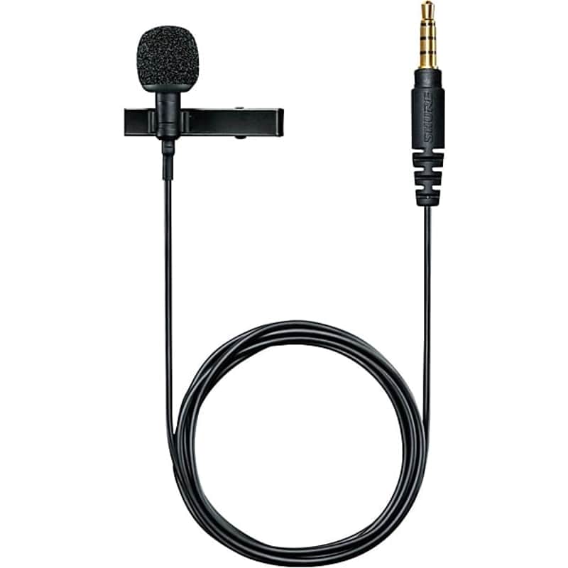 Shure MVL Smartphone / Tablet Lavalier Microphone 2010s - Black image 1