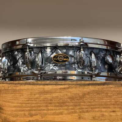1990's Slingerland 4x14 Black Diamond Pearl Artist Snare Drum image 10