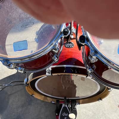 Mixed Mapex, Tama, Yamaha, SKB, DW 5000 1990-2024 - Different lacquer finishes image 2