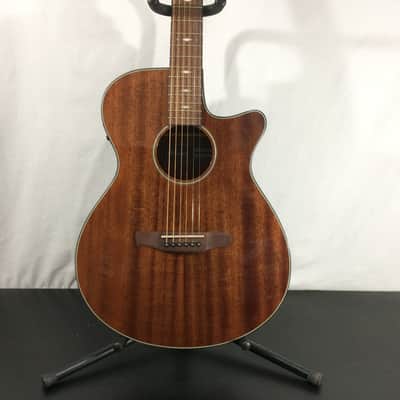 Fair Ibanez AEG62 AEG Series Acoustic-Electric Guitar, Natural Mahogany Hi-Gloss image 2